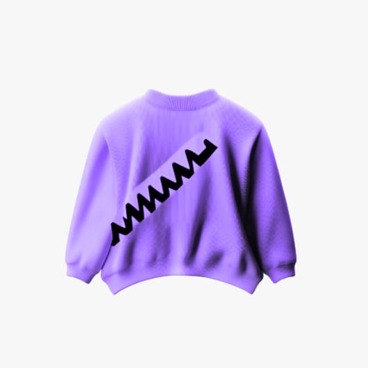 Pull en molleton à col rond – Image 4