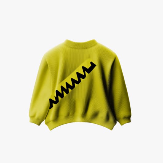 Pull en molleton à col rond – Image 2